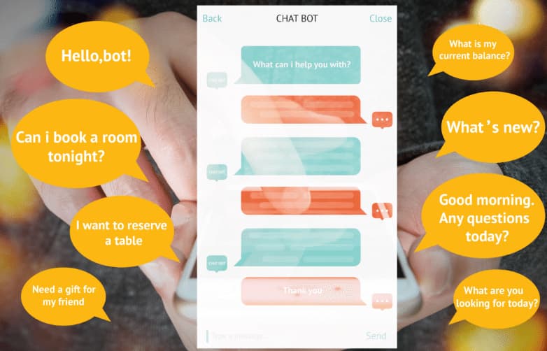 Talking to a chatbot